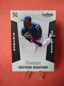 2013 Onyx Platinum Prospects Keyvius Sampson #PPBKS RC Rookie Baseball Card /300