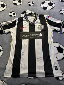 St. Mirren 21/22 Home Shirt signed By 1st Team squad Football - Picture 1 of 11