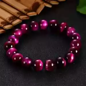 Ruby Tiger's Eye Beads Bracelet Handmade Dainty Healing Bracelet Gifts for Women - Picture 1 of 3