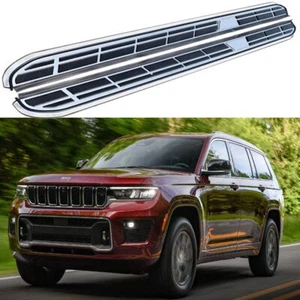 Stainless Running Board fit for Jeep Grand Cherokee 2022-2024 Side Step Nerf Bar - Picture 1 of 9