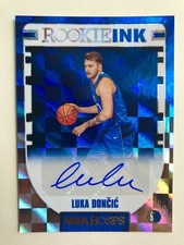 Luka Doncic 2018-19 Panini NBA Hoops Rookie Ink RC Auto Mavericks Gem ultra rare