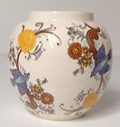 Sadler Vintage Ceramic Jar/Vase with Birds Amongst Flowers