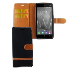 Etui Komórka Ochrona do Wiko Jerry Max Case Cover Pokrowiec Wallet Etui Etui na telefon komórkowy - Zdjęcie 1 z 3
