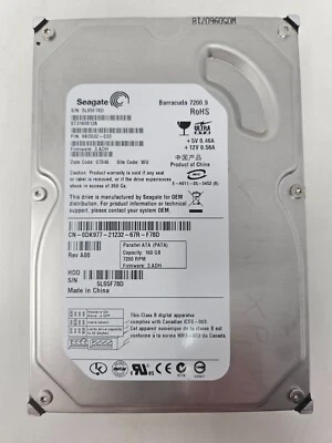 Seagate 5LS5F78D 160GB 7200 RPM HDD - Tested - Image 1 of 3