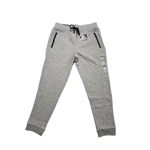 Tommy Hilfiger Girls' French Terry Jogger Pants Pocket Zipper Gray Size M (8-10) - Picture 1 of 6