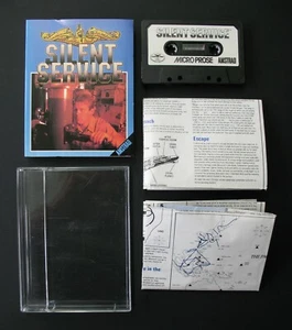 gioco amstrad vintage amstrad games amstrad game amstrad SILENT SERVICE game - Foto 1 di 8
