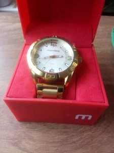 Orologio mondaine L20 Goldtone 48 mm Cinturino grande - Foto 1 di 14