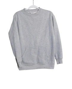 Danskin Heather Gray Crewneck Sweatshirt XS Womens Casual Pullover With Kangaroo - Bild 1 von 8