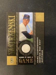 Carl Yastrzemski Baseball Card game used memorabillia - Picture 1 of 2