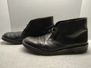 Clarks Bushacre 2 Chukka Desert Boots Gray Leather 15522 Mens Shoes SIZE 13M - Picture 1 of 15