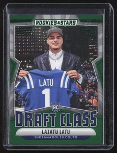 2024 DRAFT CLASS GREEN LAIATU LATU RC 10/25 INDIANAPOLIS COLTS #DC-LAU' SSP - Picture 1 of 2