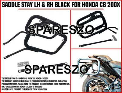 SILLÍN STAY LH & RH NEGRO APTO PARA HONDA CB 200X Foto 1 de 4