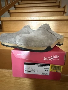 Softclox Damen Pantoletten, Gr. 42, Farbe schlamm (hazelnut) *quasi neu - Bild 1 von 5