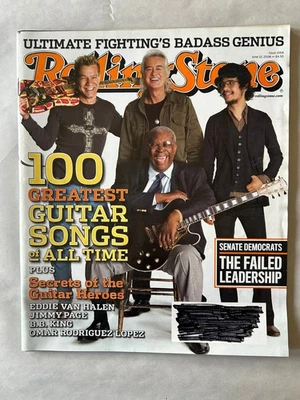 Rolling Stone Magazine June 2008 10 Greatest Guitar Songs Issue 1054 Foto 1 de 2