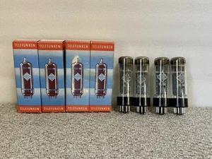 TELEFUNKEN EL34 / 6CA7 4 tubos de vacío [1122/5] probado Japón MA05 2,5 - Imagen 1 de 6