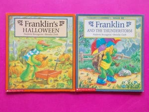 Franklin Series Franklin's Halloween Thunderstorm by Paulette Bourgeois Like New - Picture 1 of 6