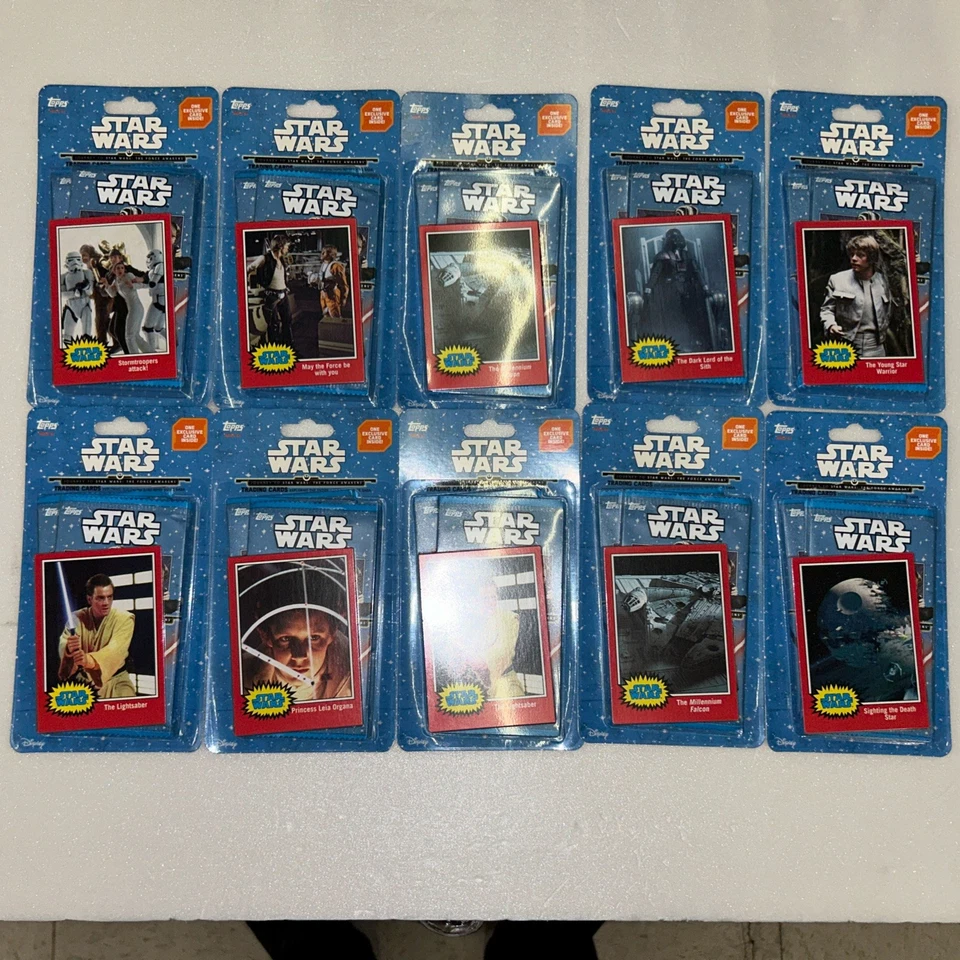 🚀Lote de 10 Topps 2015 Journey To Star Wars: The Force Awakens Paquete de 2 Blister🚀 Foto 1 de 1