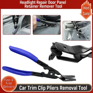 Car Trim Clip Removal Pliers Headlight Panel Upholstery Remover Push Pin Plier - Picture 1 of 10