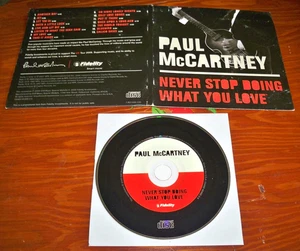 PAUL McCARTNEY: NEVER STOP DOING WHAT YOU LOVE CD, CARDBOARD PROMO 15 TRACKS !! - Picture 1 of 3