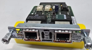 CISCO WIC2-2BRI-NT-TE 2-Port Basic Rate Interface (BRI) Voice Interface (VIC) - Photo 1/3