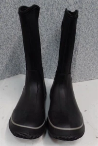 Boots Mens WTW Neoprene Rubber Size US 12 Black Rain Boots NEW - Picture 1 of 4
