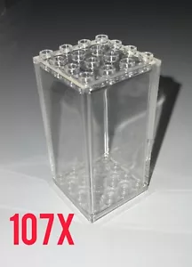 107x Display Box for Lego Minifigure (4x4) Excellent! minifigure display case, parking space - Picture 1 of 5
