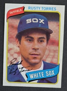 1980 TOPPS #36 Rusty Torres CHICAGO WHITE SOX EX-MINT A - Foto 1 di 2