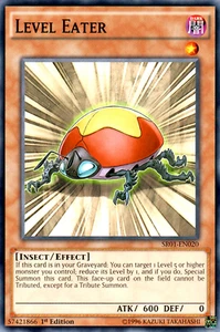 Level Eater SR01-EN020 Common X 1 N/MINT YUGIOH Effect Monster - Picture 1 of 1