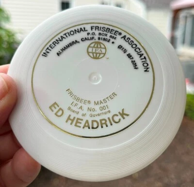 Ed Headrick PDGA #001 Frisbee New  MINI Disc Golf #534  (Free Innova Pin) Wham-O - Image 1 of 4