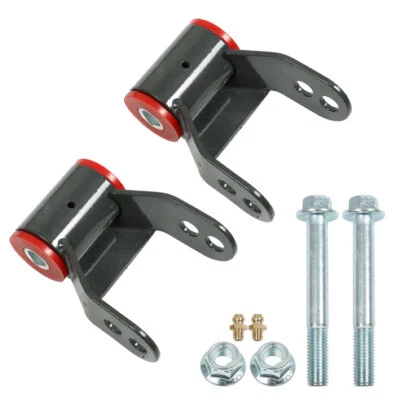 Kit de elevación de grillete trasero 2x 1,5" o 2" para Chevy 1988-1997 1998 GMC K1500 K2500 4x4 Foto 1 de 4