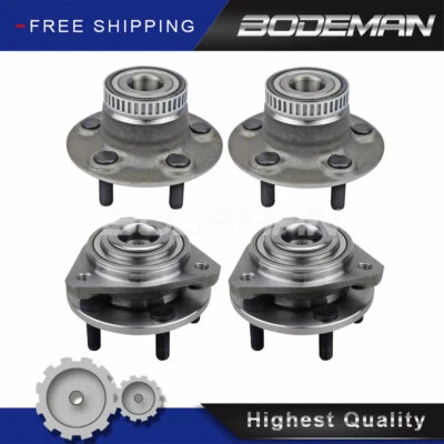 2 cojinetes de cubo de rueda delanteros y 2 traseros para Dodge Stratus Chrysler Sebring 1995-1997 Foto 1 de 4