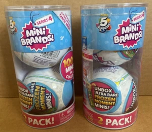 *2* ZURU 5 Surprise Series 4 Mini Brands 2 Packs *NEW* 77318 (TWO 2 packs) 77259 - Picture 1 of 7