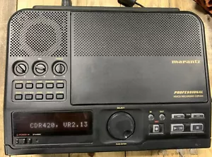 Marantz CDR420/U1B Professional Audio Digital MP3 HD/CD Recorder W/Power Supply - Picture 1 of 6
