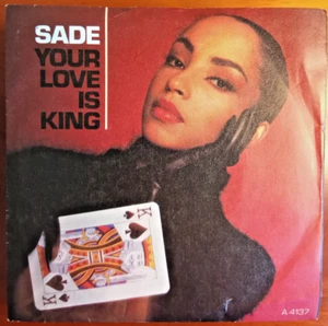 SADE - YOUR LOVE IS KING 1st UK Press 1984 SINGLE 7 INCH EX/VG+ - Picture 1 of 5