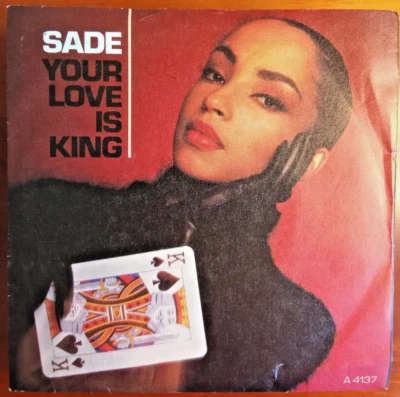 SADE - YOUR LOVE IS KING 1st UK Press 1984 SINGLE 7 INCH EX/VG+ - Image 1 of 4