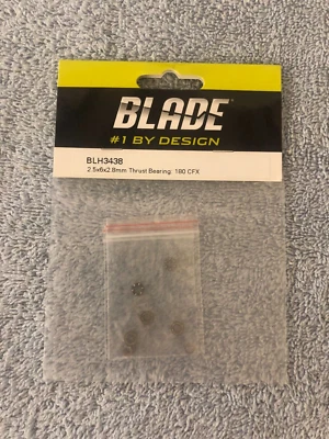 Blade 180 CFX, 130 S, Fusion 180 2.5x6x2.8mm Thrust Bearing BLH3438 - Image 1 of 2