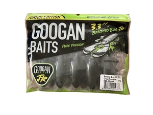Googan Baits Bandito Bug Jr Green Pumpkin Fishing Lure Craw 9 Pack - Picture 1 of 2