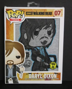 NIB Pop! Tees - Walking Dead - DARYL DIXON #07 - Hot Topic Ladies Medium - Picture 1 of 6