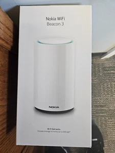 Nokia WiFi Beacon 3 - White Router - Picture 1 of 2