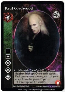 Paul Cordwood Tremere Antitribu Third Edition V:TES VTES Vampire CCG - Picture 1 of 1