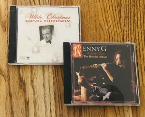 CDs - 2 Christmas - Kenny G, Miracles & Bing Crosby, White Christmas - Sale - Picture 1 of 8