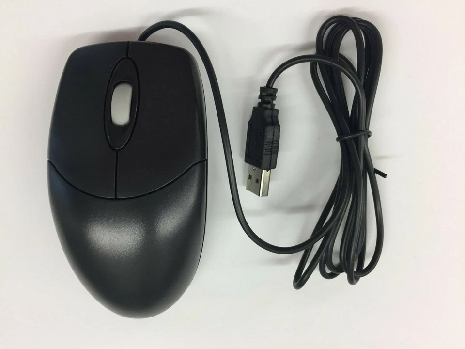 Genuine ACCURATUS USB Wired Optical Mouse for PC LAPTOP MAC COMPUTER - BLACK NEW - Image 1 of 4