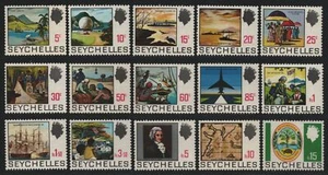 Seychelles 1969 - Mi-Nr. 259-273 ** - MNH - Historia de las Seychelles (II) - Imagen 1 de 2