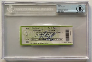 ALEX KIRILLOFF SIGNIERT FSL MEISTERSCHAFT GEWINNER TICKET BECKETT AUTHENTISCHES AUTO 10 - Bild 1 von 2