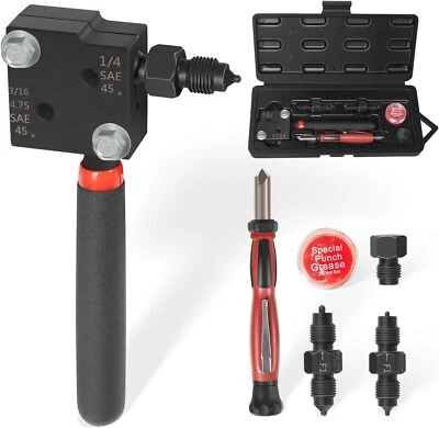 33260 Single/Double Flaring Tools Kit for 3/16" and 1/4" Tubing on Most Vehicles - Image 1 of 4