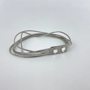 Swarovski Slake Wrap Bracelet Rhinestone Womens - Picture 1 of 5