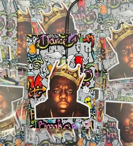 The Notorious B.I.G. Car Air Freshener Limited Edition Rap Hip Hop Culture Music - Imagen 1 de 2