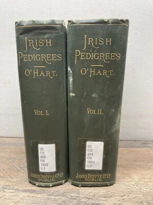 Irish Pedigrees The Origin and Stem of the Irish Nation John O'Hart 1892 - Image 1 of 4