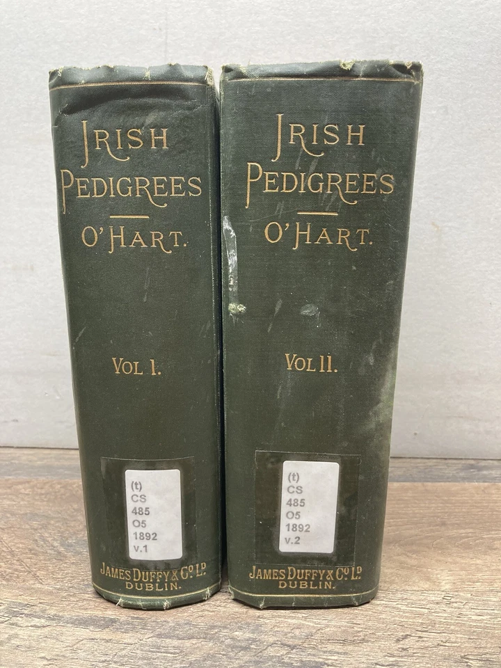 Irish Pedigrees The Origin and Stem of the Irish Nation John O'Hart 1892 - Image 1 of 4