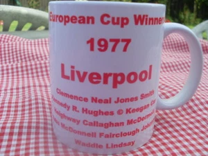 Liverpool 1977 European Cup Winners celebration mug 11oz Birthday Christmas Gift - Picture 1 of 5